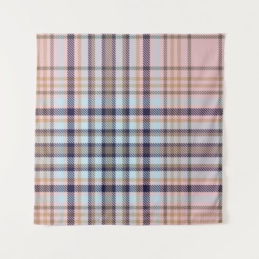 Colourful Plaid textured seamless patternabstract, Wandkleed (Voorkant)