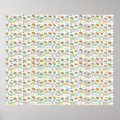 colourful poster design features a vibrant rainbow (Voorkant)