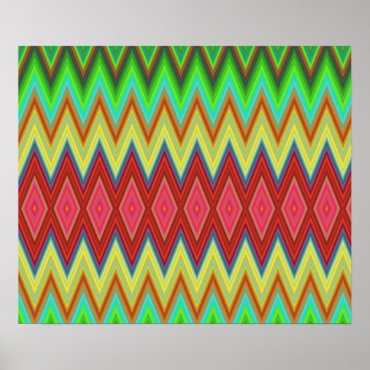 colourful poster design features a vibrant rainbow (Voorkant)