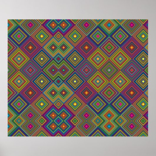 colourful poster design features a vibrant rainbow (Voorkant)