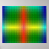 colourful poster design features a vibrant rainbow (Voorkant)