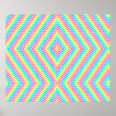 colourful poster design features a vibrant rainbow (Voorkant)