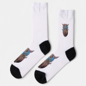 Colourful Quirky Owl Socks Sokken (Links)