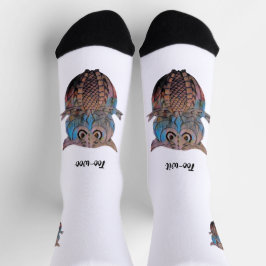 Colourful Quirky Owl Socks Sokken