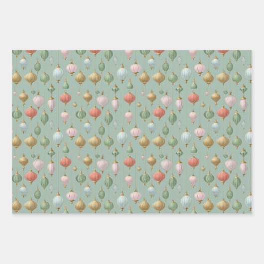 Colourful Ramadan & Eid Lantern Wrapping Paper (Voorkant 3)