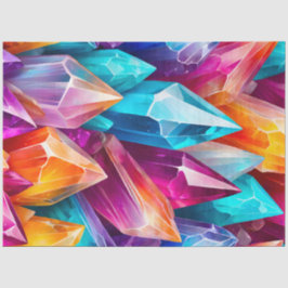 Colourful Rock Crystal Art Tissue Paper Tissuepapier