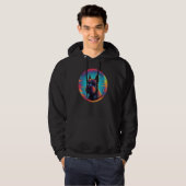 Colourful Scottish Terrier Dog Dad Mom Graffity Hoodie (Voorkant volledig)