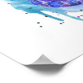 Colourful Snake Watercolor Artwork Poster (Hoek)