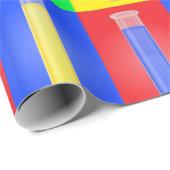 Colourful Test Tubes Cadeaupapier (Rol Hoek)