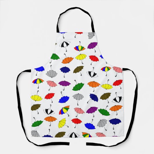 Colourful Umbrellas Design Schort (Voorkant)