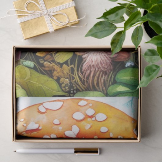 Colourful Wild MushroomsTissue Paper Tissuepapier (Geschenk)