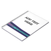 colourful zip design  notitieboek (Linkerzijde)