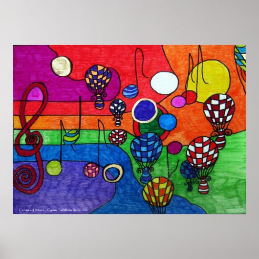 Colours of Music Poster (Voorkant)