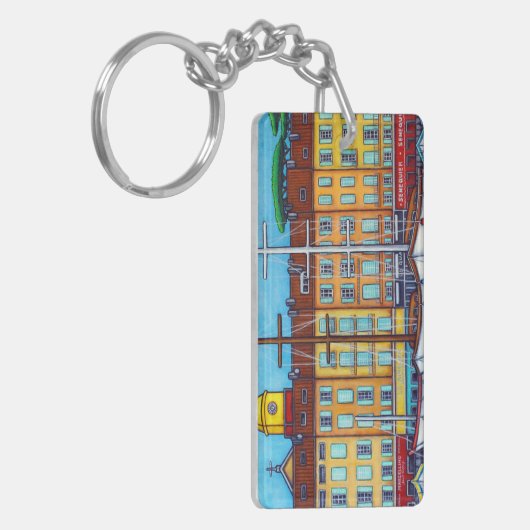 Colours of Saint-Tropez Keychain by Lisa Lorenz (Voorkant Links)