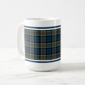 Colquhoun - Calhoun Clan Tartan Koffiemok (Voorkant links)