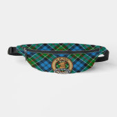 Colquhoun Clan Crest over Tartan Heuptasje (Voorkant)