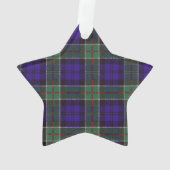 Colquhoun clan Pset Scottish tartan Ornament (achterkant)