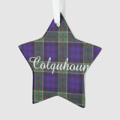Colquhoun clan Pset Scottish tartan Ornament (voorkant)