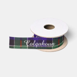 Colquhoun clan Pset Scottish tartan Satijnen Lint