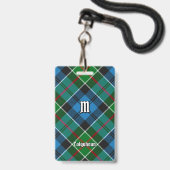 Colquhoun Clan Tartan Badge (Voorzijde met lanyard)