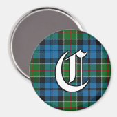 Colquhoun Clan Tartan Schort Accenten Magneet (Voorkant / Achterkant)
