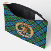 Colquhoun-clanwapen over tartan etui (Open)