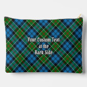 Colquhoun-clanwapen over tartan etui (Achterkant)