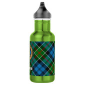 Colquhoun-clanwapen over tartan waterfles (Rechts)