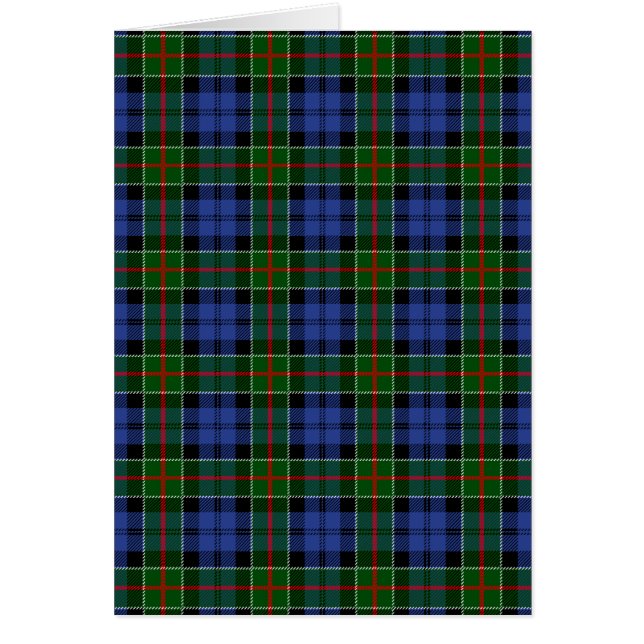 Colquhoun familie Tartan Pset (Voorkant)