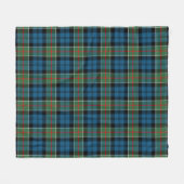 Colquhoun Oude Plaid Fleece Deken (Voorkant (Horizontaal))