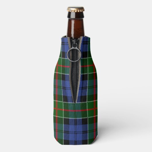 Colquhoun Scottish Clan Tartan Pset Pattern Flesjeskoeler (Fles Achterkant)