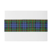 Colquhoun Scottish Tartan Belly Band Uitnodigingen Wikkel (Achterkant Voorbeeld)