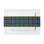 Colquhoun Scottish Tartan Belly Band Uitnodigingen Wikkel (Voorkant Voorbeeld)