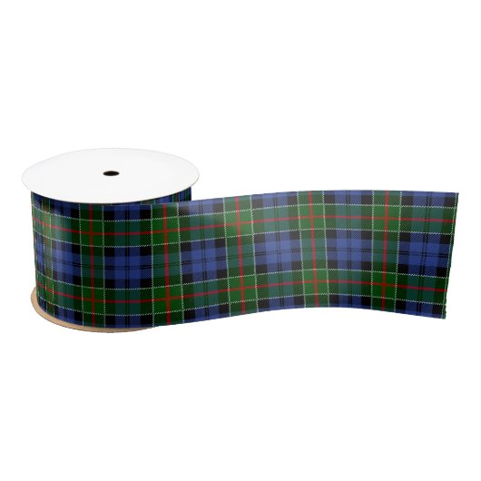 Colquhoun Scottish Tartan Pattern Satijnen Lint (Spoel)