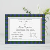 Colquhoun Scottish Wedding Invitation Kaart (Staand voorkant)