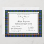Colquhoun Scottish Wedding Invitation Kaart (Voorkant)
