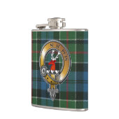 Colquhoun Tartan & Badge Heupfles (Links)