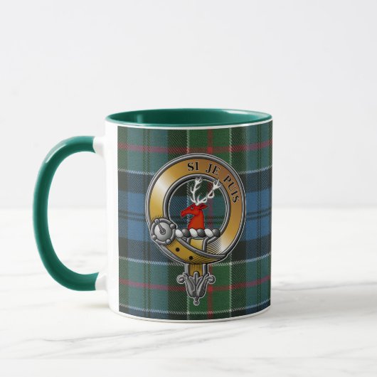Colquhoun Tartan & Badge Mok (Links)