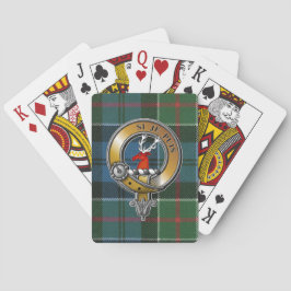 Colquhoun Tartan & Badge Pokerkaarten