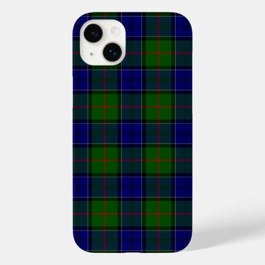 Colquhoun tartan blauw groen Case-Mate iPhone case (Achterkant)