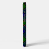 Colquhoun tartan blauw groen Case-Mate iPhone case (Achterkant / Links)