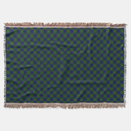 Colquhoun tartan blauw groen deken (Voorkant)