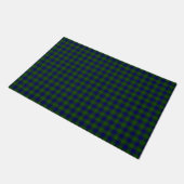 Colquhoun tartan blauw groen deurmat (Schuin)