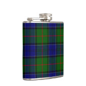Colquhoun tartan blauw groen heupfles (Rechts)