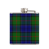 Colquhoun tartan blauw groen heupfles (Achterkant)