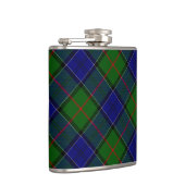 Colquhoun tartan blauw groen heupfles (Rechts)