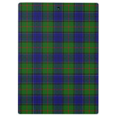 Colquhoun tartan blauw groen klembord (Achterkant)