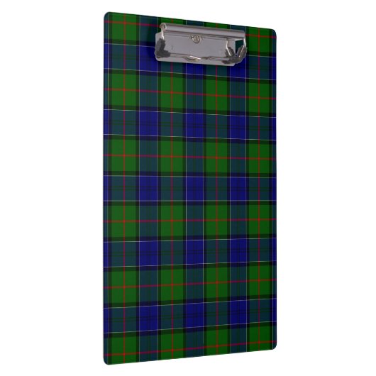 Colquhoun tartan blauw groen klembord (Rechts)