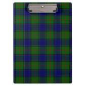 Colquhoun tartan blauw groen klembord (Voorkant)