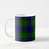 Colquhoun tartan blauw groen koffiemok (Links)
